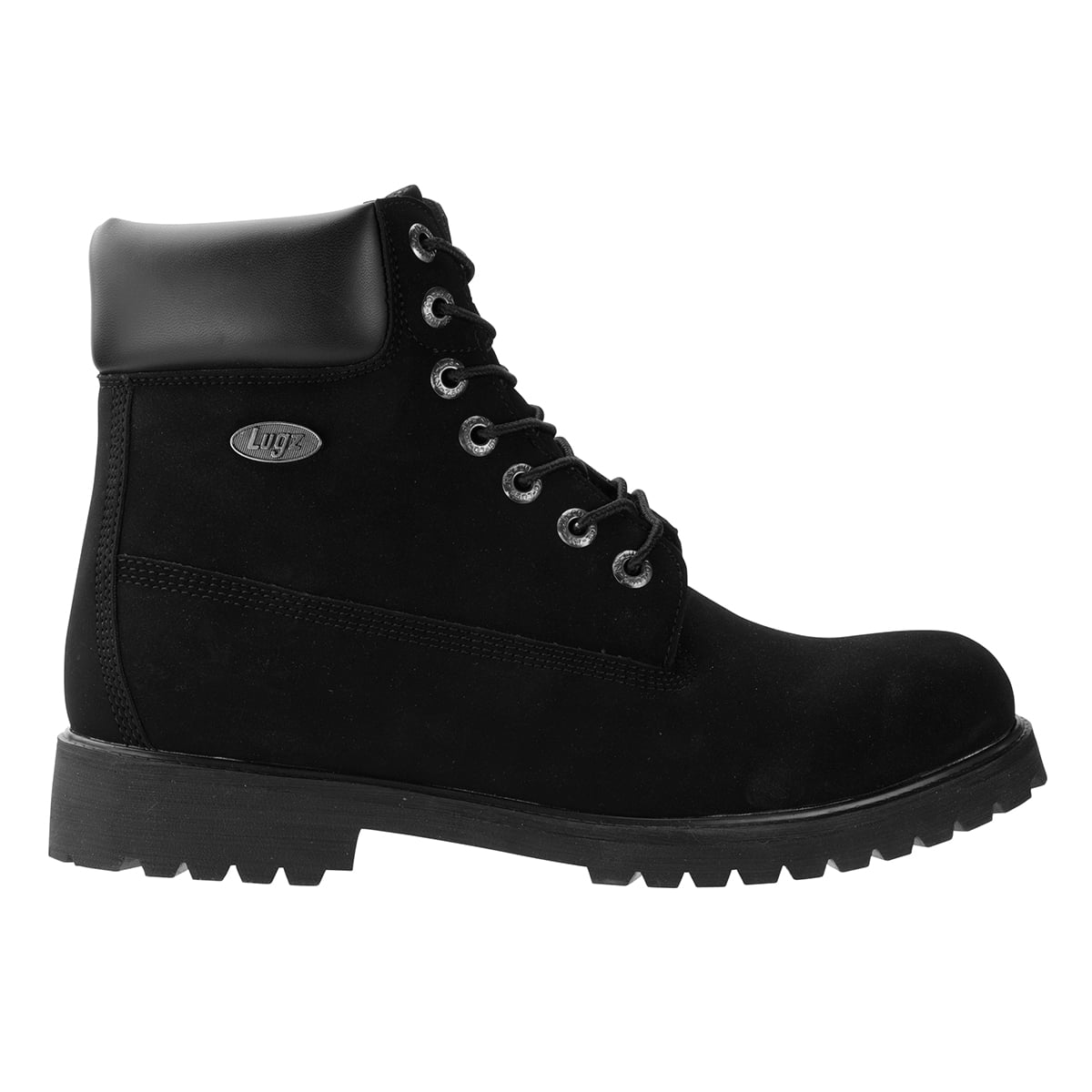 Lugz Men's Black Convoy Water Resistant 6-Inch Boots