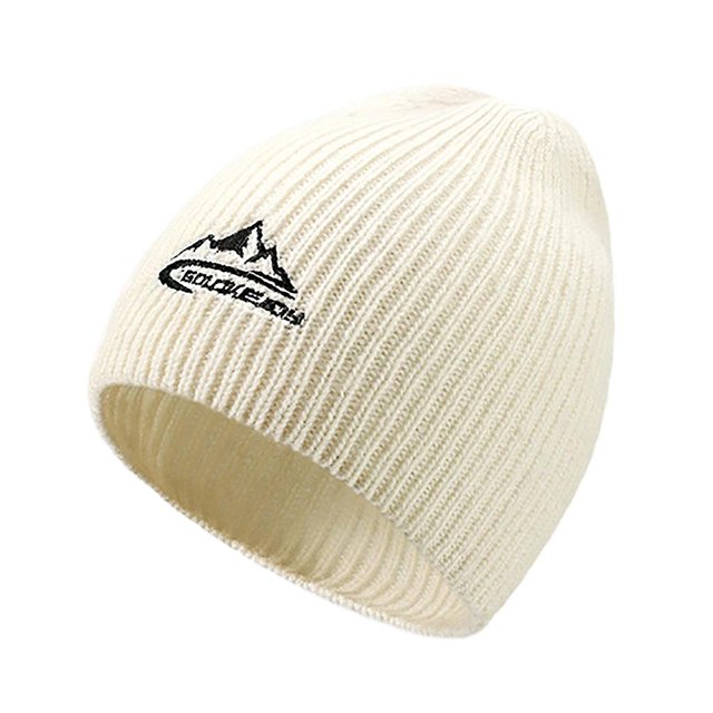 1m Gorro de punto con forma de calavera, gorro con forro cálido, gorro elástico suave de pescador