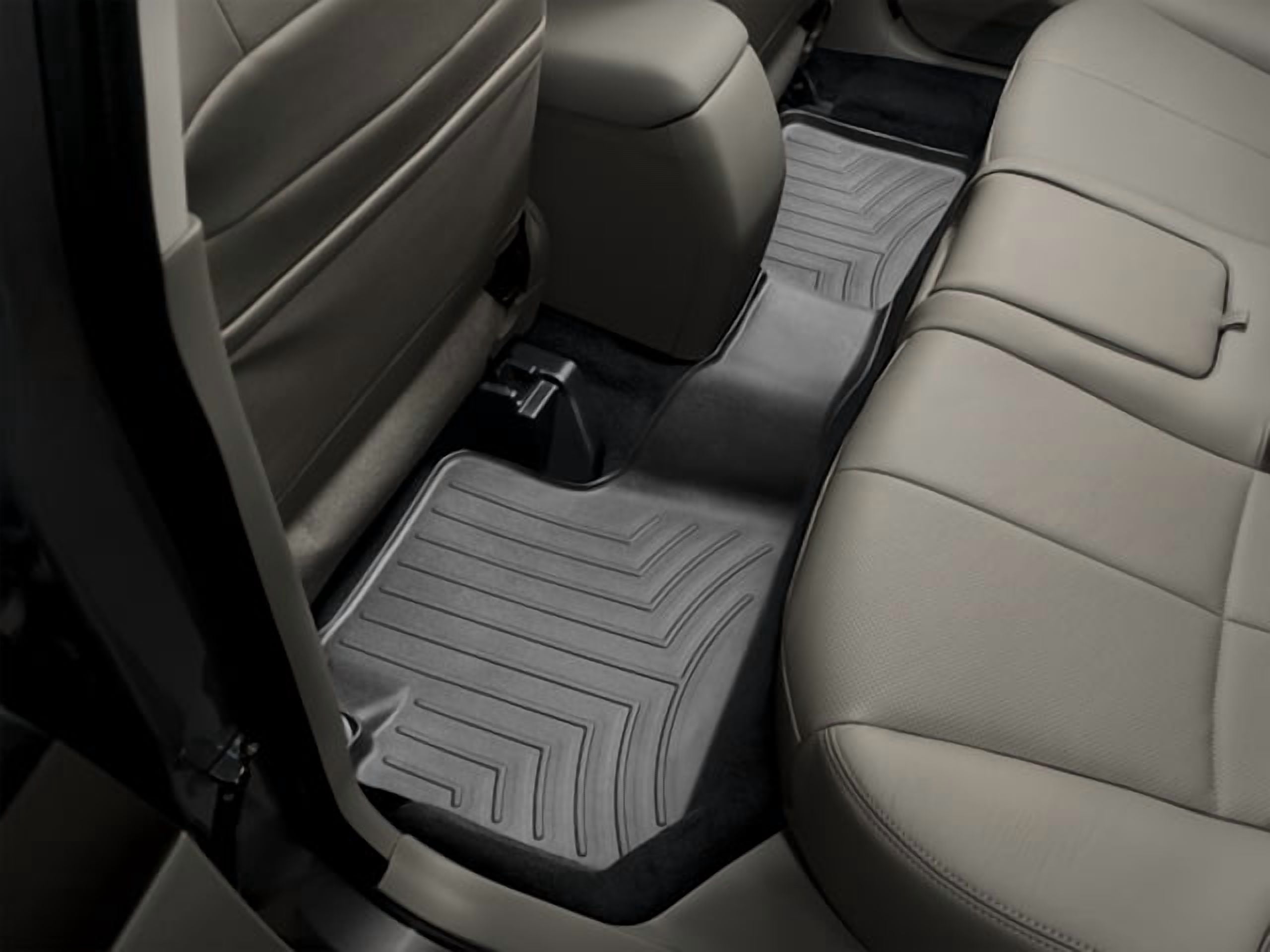 WeatherTech Custom Fit FloorLiners compatible with Subaru Impreza, Impreza WRX STi, Forester, Impreza WRX - 2nd Row, Black