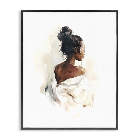 Stupell Industries Chic From Behind Black Framed Giclee Art, design by Svetlana Aleynikova
