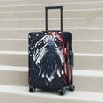 thumbnail image 6 of Gukieu Bulldog with Forest Flag Print Suitcase Protective Cover, Elastic Zipper Buckle Suitcase Protective Cover, Suitable for Travel, Business Trip-Medium, 6 of 7