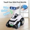 thumbnail image 5 of AOKESI Electronic Walking Dancing Robot Toys, Moon Rob-E Electronic Robot with Dance, Play Music, Light Up Eyes, Lifts & Rotate, Smart Robot Toys Gift , White, 5 of 7