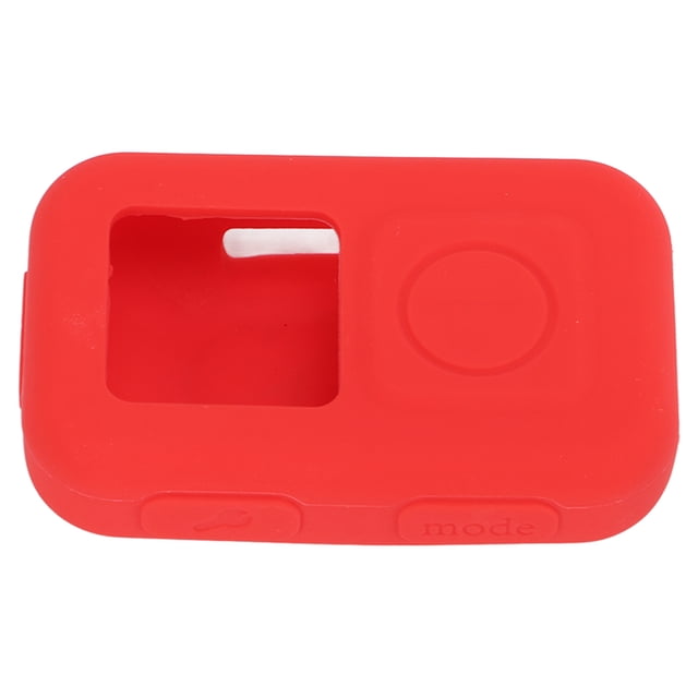 Funda de silicona para control remoto de cámara, funda protectora para control remoto para cámara de acción Hero 10 Black, color rojo