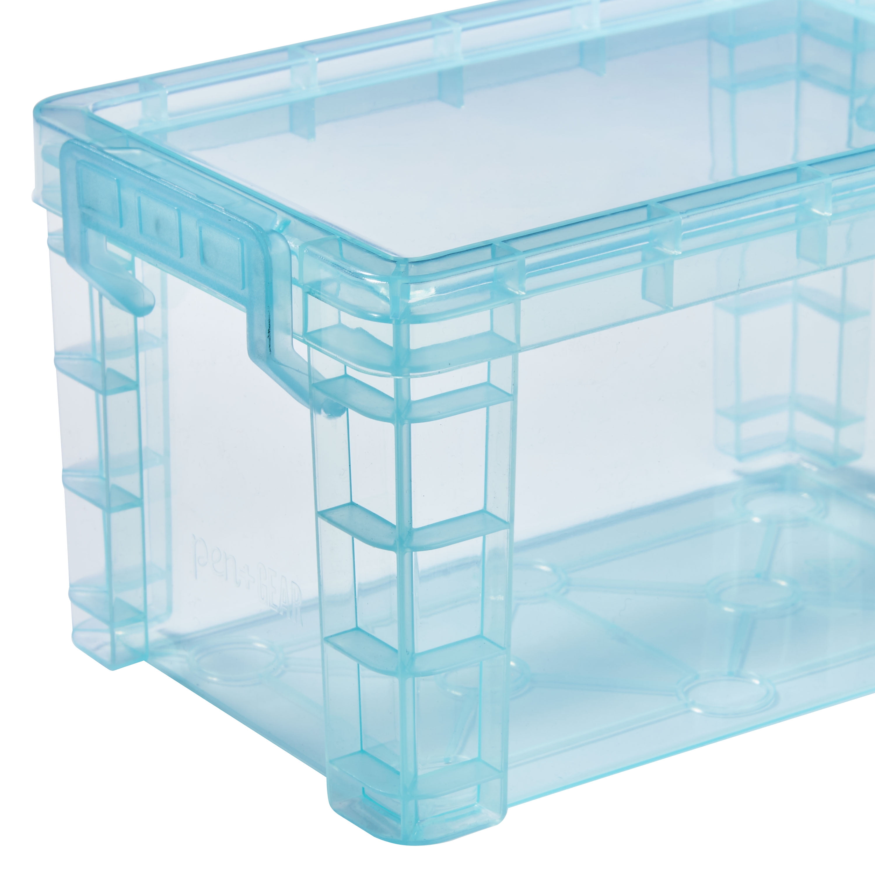 Pen + Gear Card Box, Blue, 3" x 5"