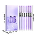thumbnail image 3 of Dadiaei 6 Pieces Rolling Ball Pens Macaroon Color Sign Pen 0.5 mm Japanese Quick Drying Fine Point Pens Liquid Ink Smooth Writing for Office Back to Supplies, 3 of 6
