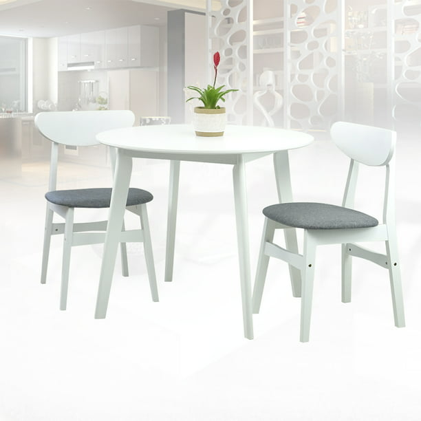 Dining Room Set Of 2 Yumiko Chairs And, Round Table Kitchen