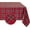 Xmas Red, variant on Rectangle Plastic Tablecloth, 100% Waterproof Oil-Proof Checkered PVC Table Cloths, Heavy Duty Vinyl Table Covers for Dining, Camping, Picnic, Outdoor - 52 x 78 Inch, Blue Checkered