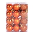 thumbnail image 2 of Set of 24 Mini Shatterproof Christmas Balls Tree Ornaments Party Decoration, 3cm/1.18'', 2 of 6