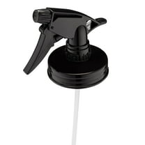 Jarmazing Products Mason Jar Sprayer Lids – Black – 1 pack – with powerful sprayers – fits all Regular Mouth Jars