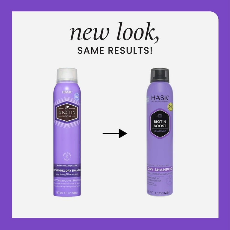 Hask Biotin Boost Thickening Volumizing Dry Shampoo with Hask Biotin Boost Thickening Volumizing Dry Shampoo with