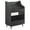 Black, variant on Pemberly Row 2-Shelf Mid-Century Wood Storage Stand in Walnut