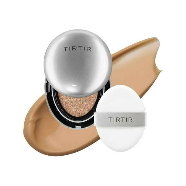 Base de maquillaje Mini Cushion TIRTIR Aura Glow #35N Walnut, 5 ml