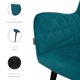 thumbnail image 4 of SET DE 2 SILLAS VELVET MODERNAS PARA COMEDOR MARCA GRAVITA, 4 of 6