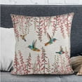 thumbnail image 2 of FOR U DESIGNS Hummingbird Flower Pattern 3 pcs RV Dinette Cushion Covers with Pillowcase, Elastic Camper Seat Covers Dinette Booth Comfortable Furniture Protector for RV Camper Car Bench, 2 of 8