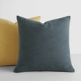 thumbnail image 2 of Noble Linens 2-Pack Cotton Slub Decor Throw Pillows Solids Mustard & Navy, 2 of 8
