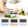 thumbnail image 4 of Batería de Cocina Alarma de temporizador de cocina digital LCD eléctrica multifunción de 5 piezas (naranja) Wdftyju Libre de BPA, 4 of 6