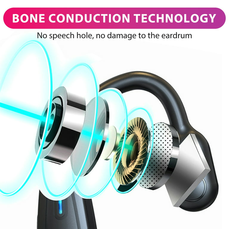 Bone Conduction Headphones Bluetooth, Wireless Open Ear Headphones