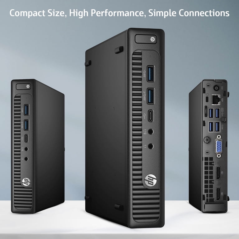 HP EliteDesk 800 G2 Tiny Desktop PC, Intel Core i7-6700T, 16GB RAM