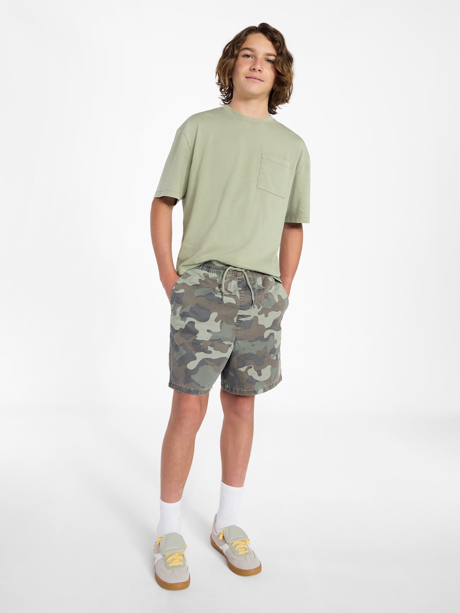 Weekend Academy Boys Washed Pull-On Shorts, Sizes XS-XXL