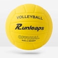 thumbnail image 3 of Voleibol Runleaps, impermeable, interior y exterior, talla 5, color amarillo, 3 of 7