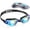 Black - Mirrored 1.0, variant on Adult Swim Goggles for Unisex Men, Women & Youth – Anti-Fog, Leak-Proof, UV Protection, Wide View Swimming Goggles, Ideal for Pool & Open Water Swimming - Clear Version