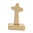 thumbnail image 3 of Cruz de altar de pie Pequeña de 5' Sunnimix madera decoración lisa, 3 of 6