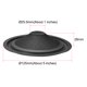 thumbnail image 2 of Uxcell Cono de altavoz de papel de 5" Conos de subwoofer de papel de tambor Diámetro de bobina de 1" con borde de espuma Negro, 2 of 3