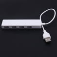 thumbnail image 2 of Concentrador USB ultrafino de 4 puertos USB 2.0 blanco, 2 of 8