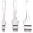 thumbnail image 1 of Juego de 3 perforadoras de cuero 4 mm shaofei color plateado, 1 of 5