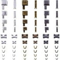 thumbnail image 1 of Shisuyan Zipper Stops Kit Metal 1 Set Zipper Repair Replacement Parts 60 Pieces, 1 of 8