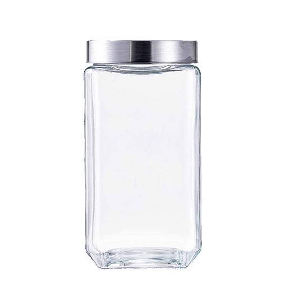 Glass Food Jars, Household Storage Jars for Pickles, Spices & Kitchen Ingredients, Kitchen Storage Containers