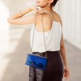 thumbnail image 5 of WJCD Bolso de mano transparente con caja de acrílico para mujer, bolso de noche cruzado pequeño y transparente, correa de cadena dorada aprobada por el estadio, 5 of 5