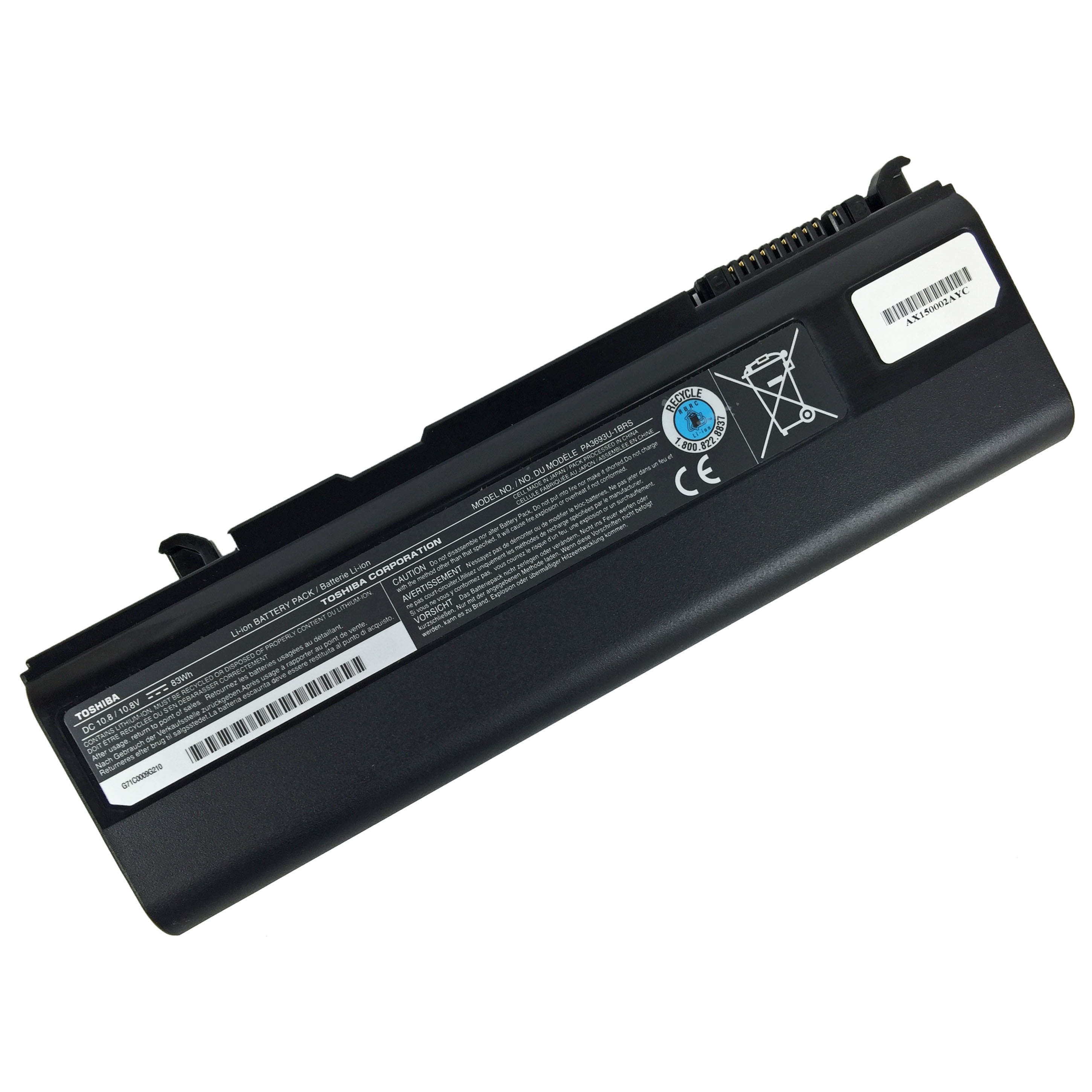 (New) Toshiba OEM Original Genuine 9 Cell Laptop Battery for Toshiba