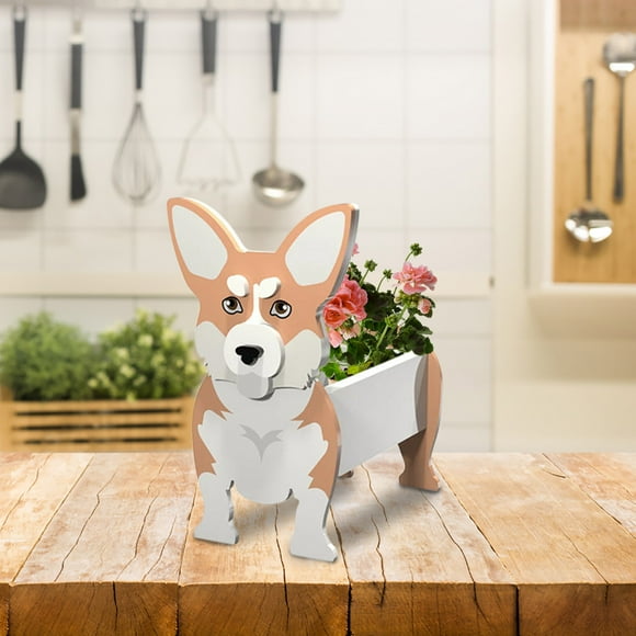 YangZhou Clearance Dog Planter Pot, Animal Flower Planter for Garden Decoration, Handmade Dog Planter for Cactus, Succulents, Office & Home Decor, Unique Gift Idea for Plant Lovers