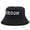 Black, variant on White BRIDE Embroidered Bucket Hat Elegant Bridal Sun Hat Adjustable Lightweight Breathable Perfect For Wedding Gifts Outdoor Wear WH1 M