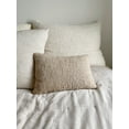thumbnail image 2 of Cozy Cotton Beige Boucle Lumbar Pillow 14x20 14x20 / Pillow Cover Only / Beige, 2 of 7