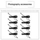 thumbnail image 3 of Abrazadera para tela de fondo, clips de soporte para fotografía, soporte para fondo de fotografía, 3 of 6