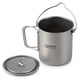 thumbnail image 4 of Copa de titanio Olla de titanio ultraligera de 750 ml Taza de agua de titanio portátil con tapa y as Lixada Copa de titanio, 4 of 7