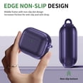 thumbnail image 5 of Leather Texture Design Case for AirPods Pro 3, Soft Silicone Shockproof Cover for Airpods Pro 3rd Generation 2025 with Carabiner, 5 of 10