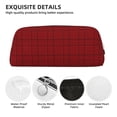 thumbnail image 5 of Goofa Red Black Houndstooth Pattern Leather Pencil Case, Pencil Pouch, Pencil Bag, Pen Case, Pen Pouch, Pen Bag, Pencil Pouches, Pencil Bags,College Pencil Case, 5 of 7