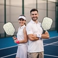 thumbnail image 6 of Pickleball Paddles Set,Pioneer Flower Floral Print Pattern Fiberglass Surface Pickleball Racket Set with 2 Indoor Outdoor Pickleball Balls and Pickleball Bag,Pickle-ball Equipment, 6 of 6