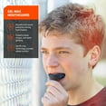 thumbnail image 2 of Shock Doctor 6100 Gel Max Sports Mouth Guard, Youth, Blue/Black, 2 of 7