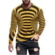 thumbnail image 2 of Blusas y camisas de manga larga con cuello redondo para hombre, blusa informal de manga larga con cuello redondo y estampado., 2 of 5