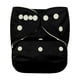thumbnail image 1 of Pañal Reutilizable,Pañales de tela para bebé ajustables lavables,Pañales de natación reutilizables para bebés recién nacidos,Bolsillo Pañales De Tela Cubre Pañales Incerts,Pañal Negro, 1 of 9