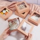 thumbnail image 4 of 10 cajas de papel kraft marrón con ventana transparente, caja de regalo cuadrada de papel kraft de 13 x 13 x 5 cm (5,12 x 5,12 x 1,97 pulgadas)., 4 of 9