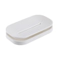 thumbnail image 1 of Caja nórdica para jabón con drenaje de agua de doble capa, soporte para jabón, baño, inodoro, lavandería, caja de drenaje, 1 of 8