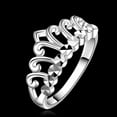 thumbnail image 2 of Sterling Silver Plated Fashion Ring Women Crown B132, 2 of 8