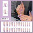 thumbnail image 3 of Parche de uñas desmontable Parche de uñas de ballet Parche de uñas usable Parche de uñas falso (24PCS), 3 of 5