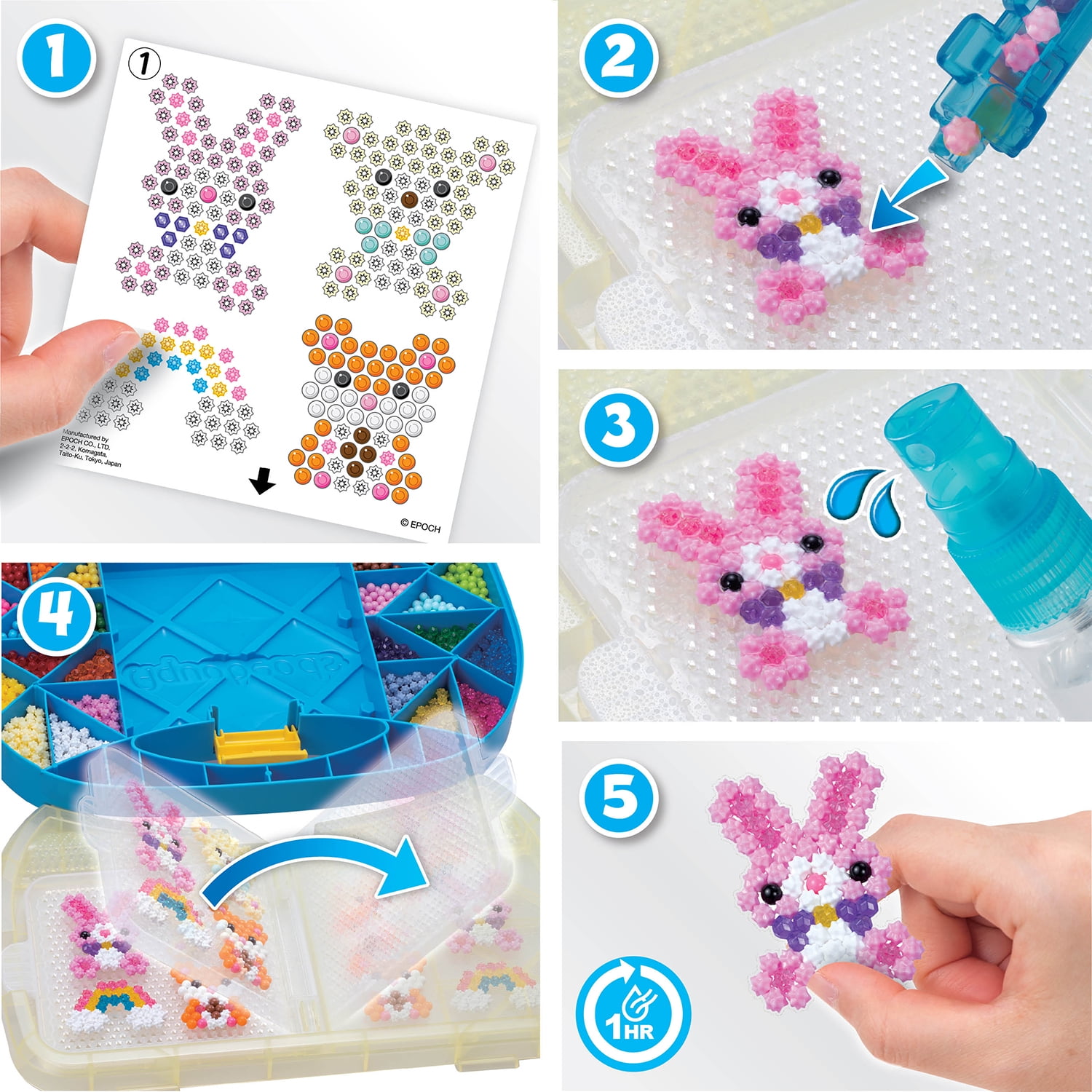 Aquabeads Starter Pack Complete Arts & Crafts Bead Kit for Children - over  650 Beads