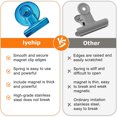 thumbnail image 4 of 12 pack Fridge Magnets Refrigerator Magnets Magnetic Clips Heavy Duty Detailed List Display Paper Fasteners on Home& Office& Teaching, 4 of 5